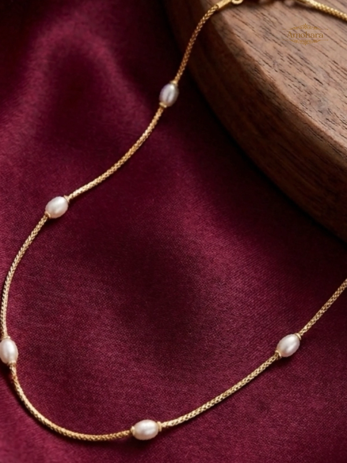 Pearl Charm Delicate Chain