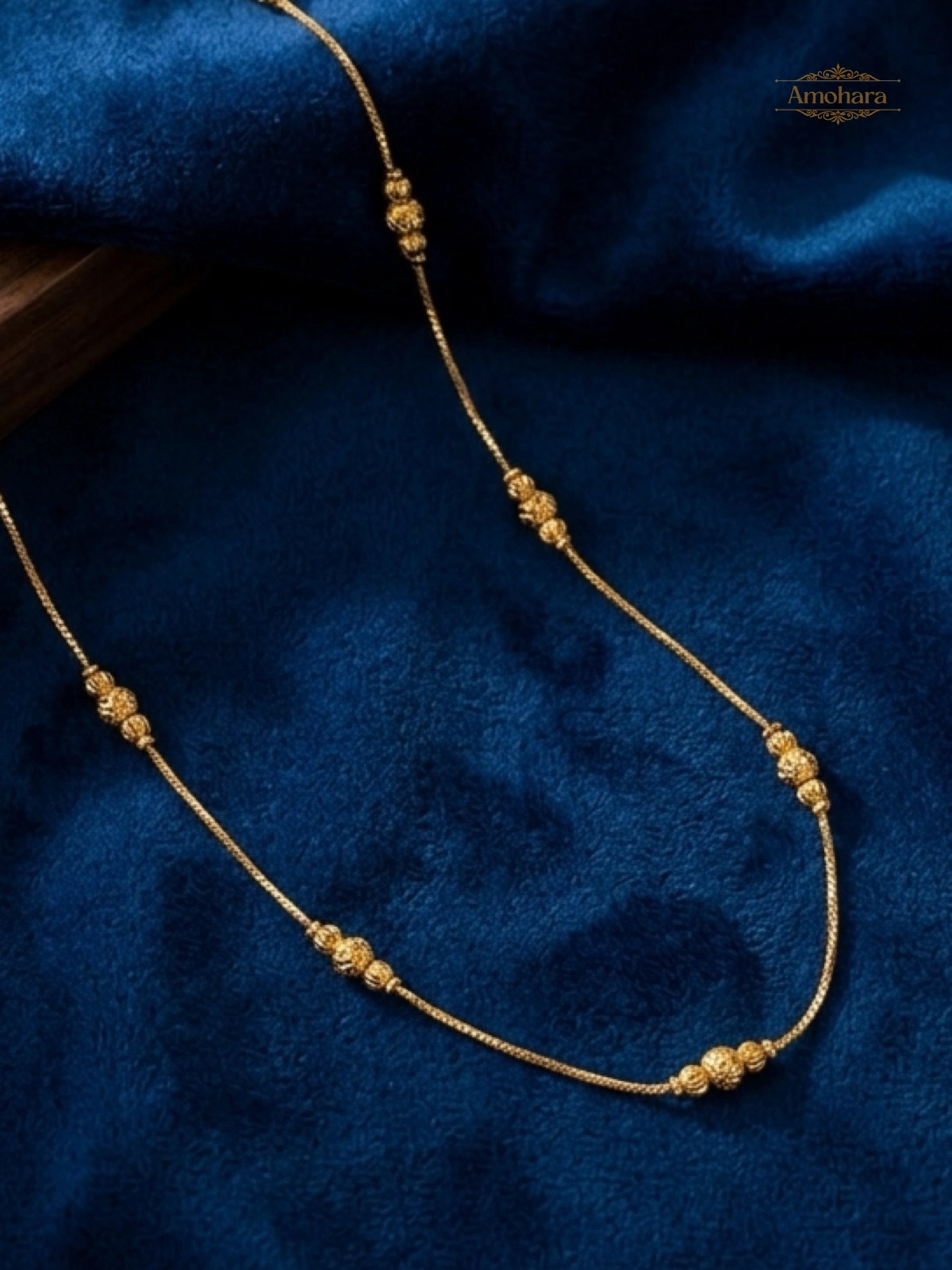 Golden Bead Elegance Chain