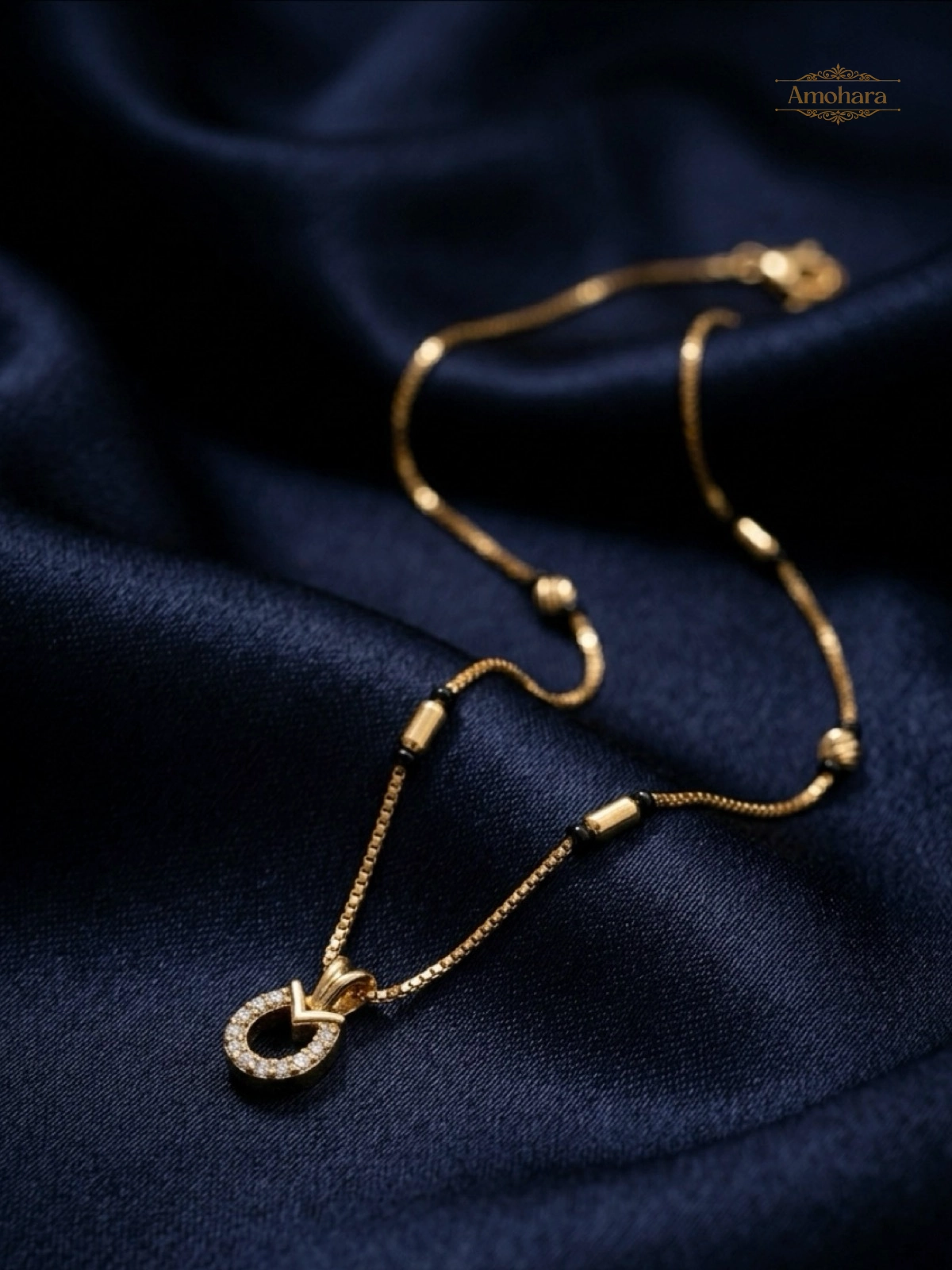 Elegant Halo Mangalsutra Chain