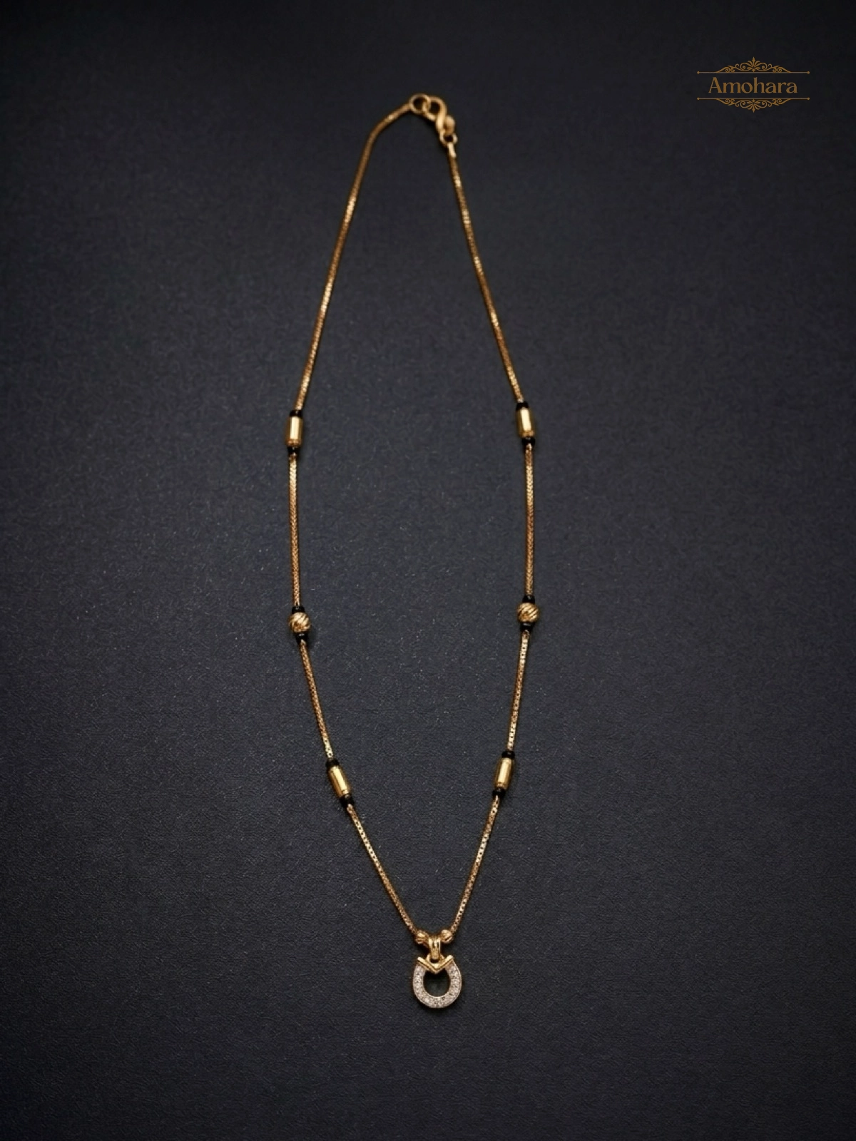 Elegant Halo Mangalsutra Chain