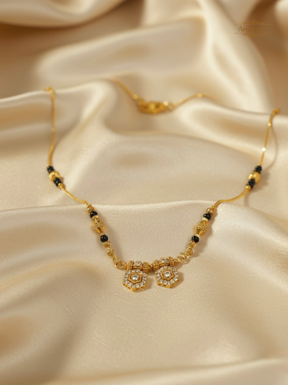 Elegant Dual Charm Mangalsutra