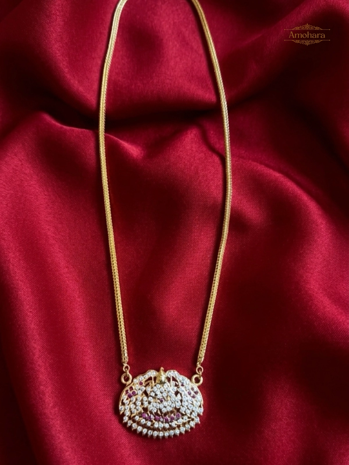 Gajalakshmi Elegance Panchaloham Pendant Chain