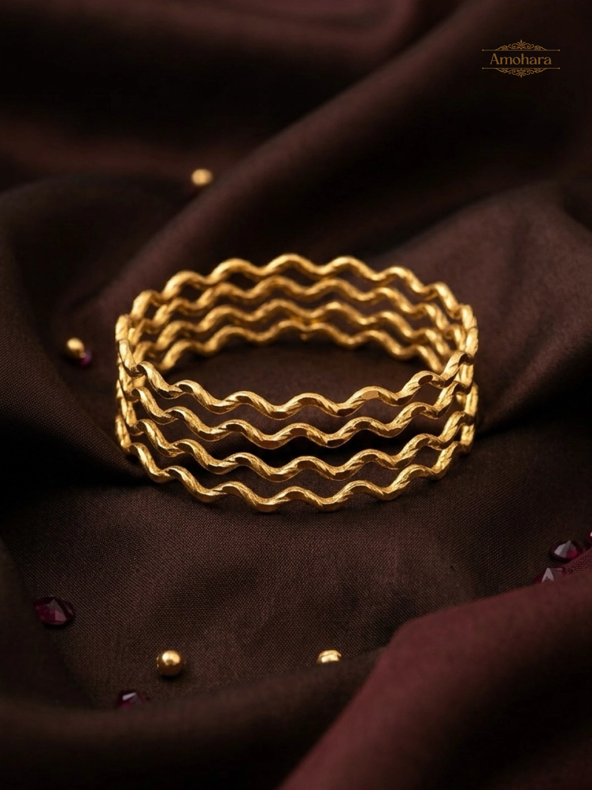 Wave Pattern Classic 4 Bangles