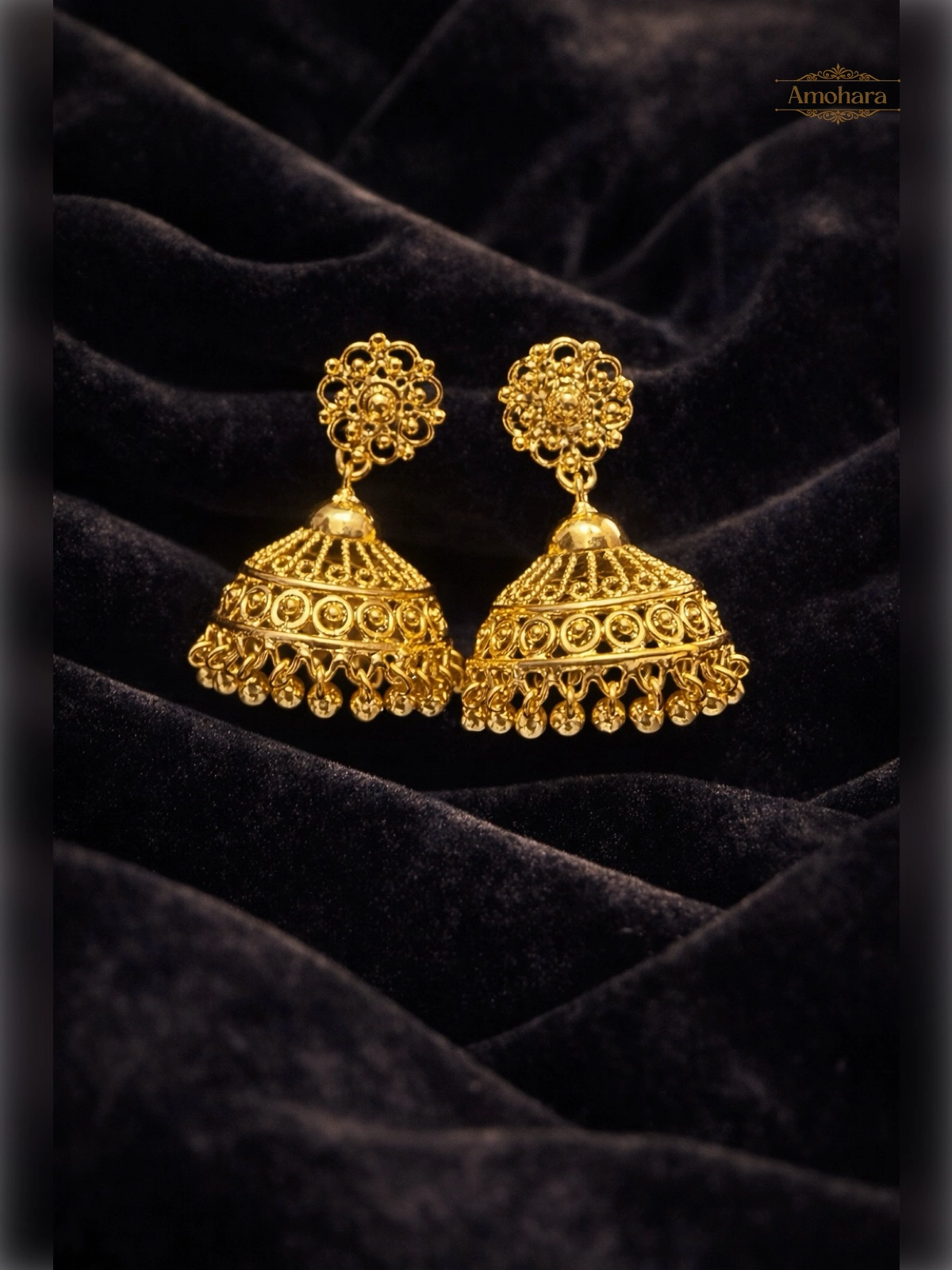 Jumka Traditional  Dangling Beads