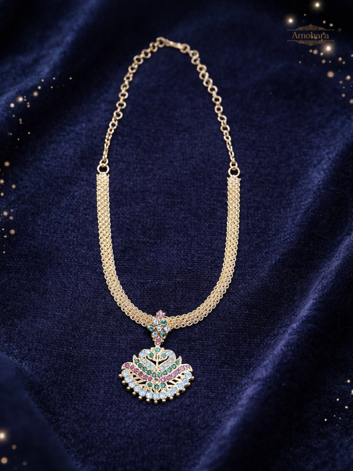 Ratnapushpa Panchaloha Necklace