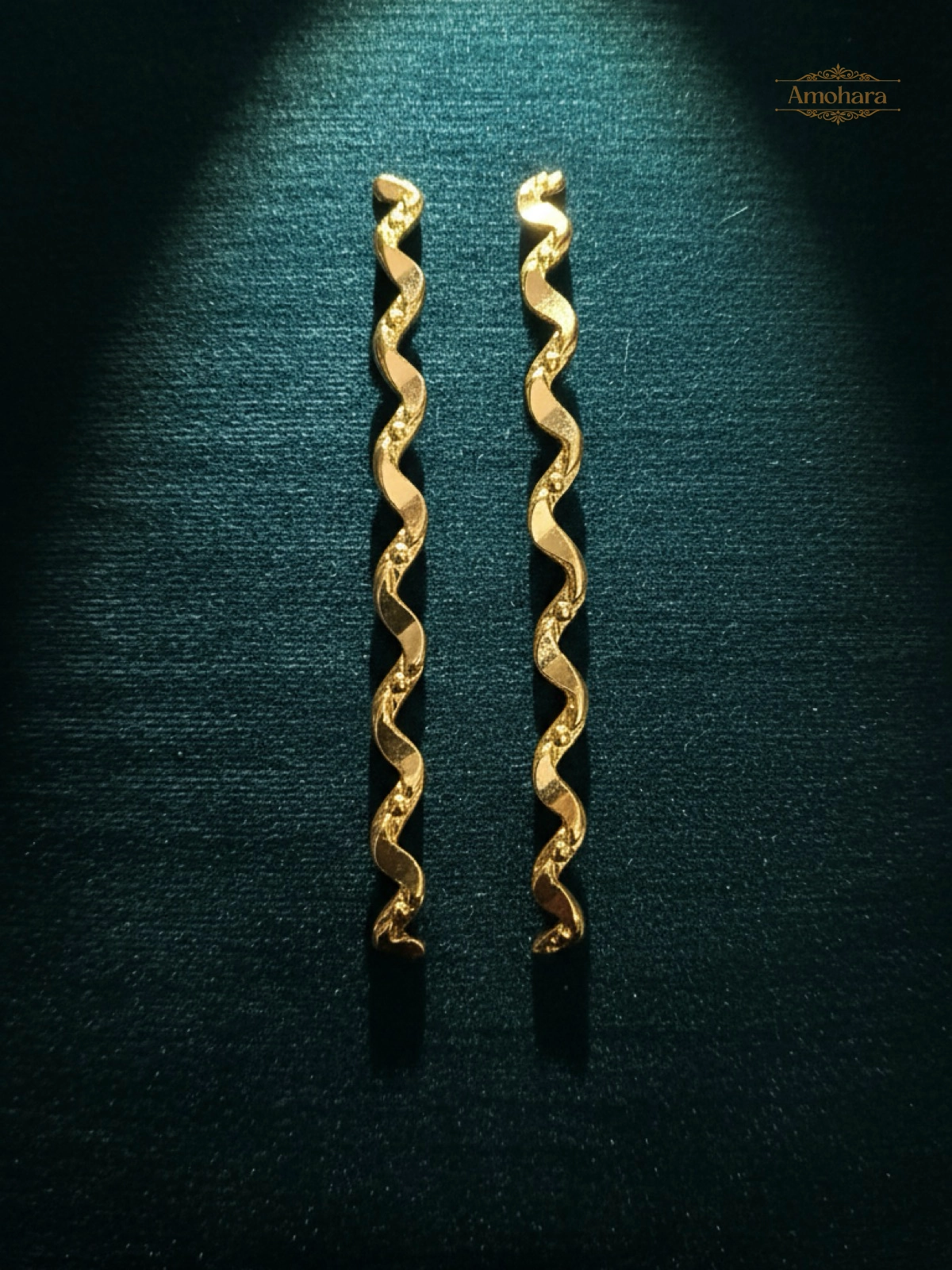 Golden Wave Designer Bangles