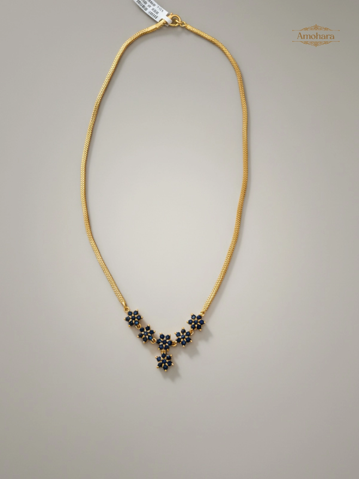 Midnight Bloom Pendant Chain