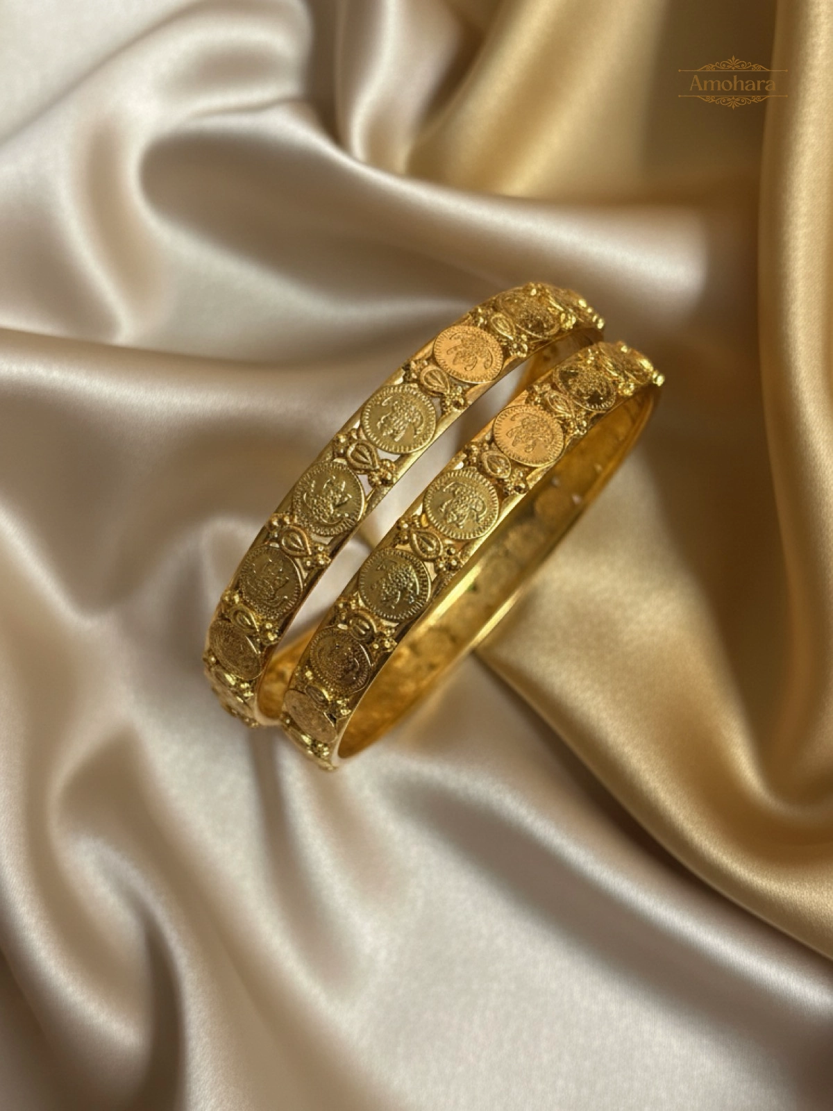 Lakshmi Coin Antique Bangles