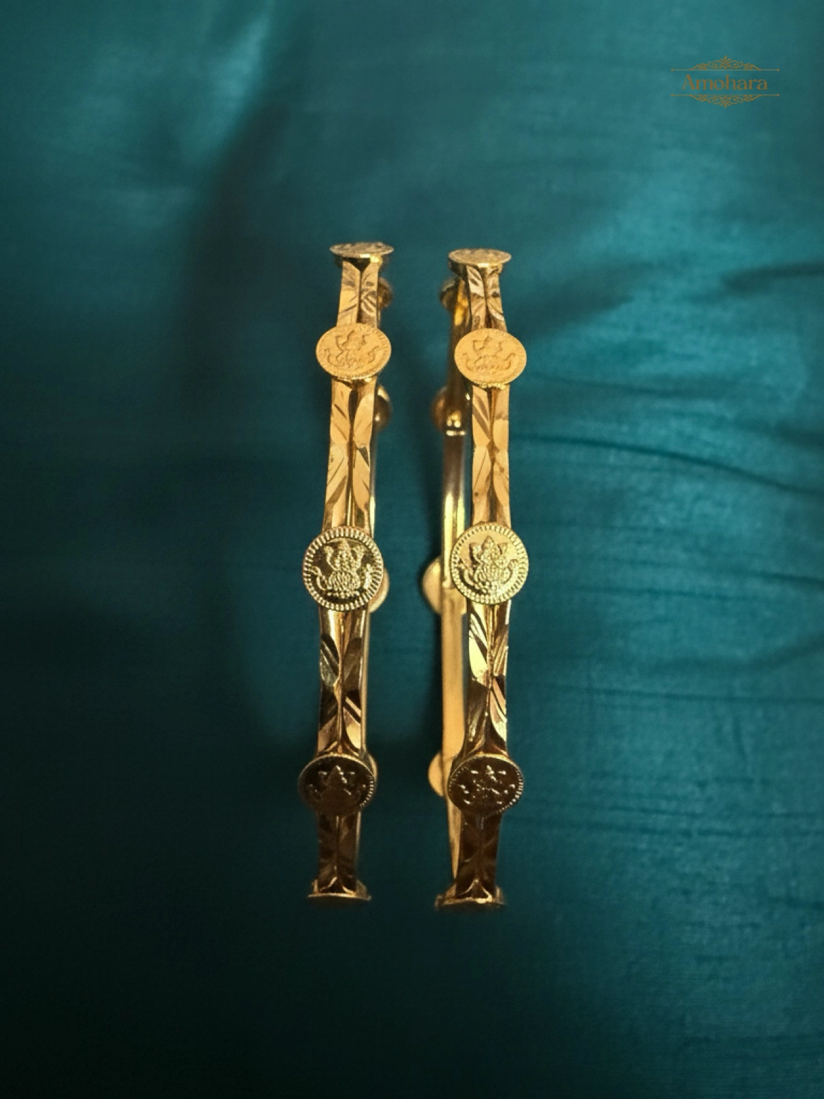 Temple Coin Line Bangles