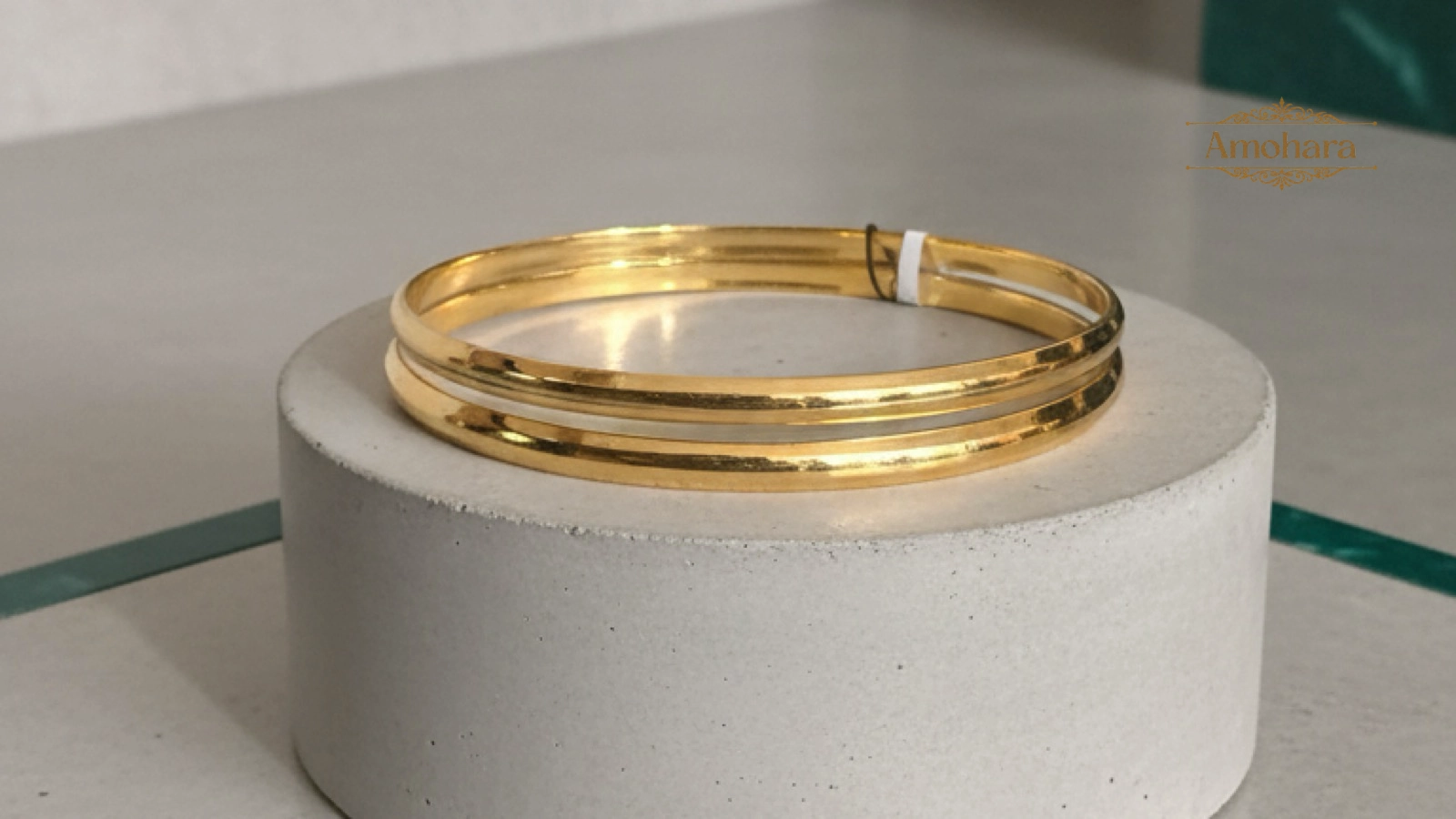 Classic Plain Gold Bangles